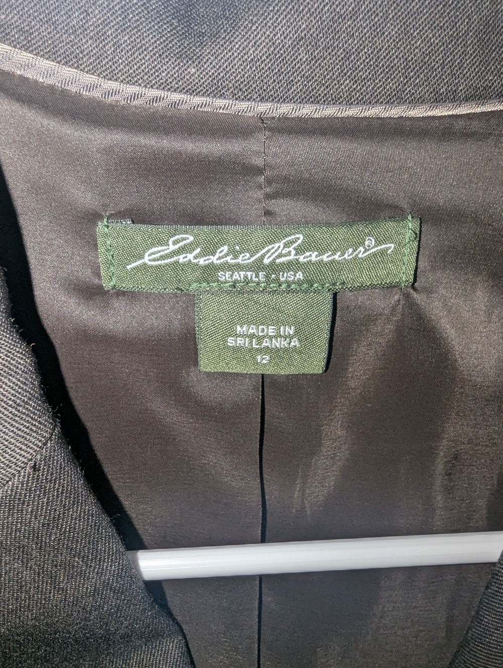 Eddie Bauer Black Women's Blazer Suit Jacket - Picture 3 of 4